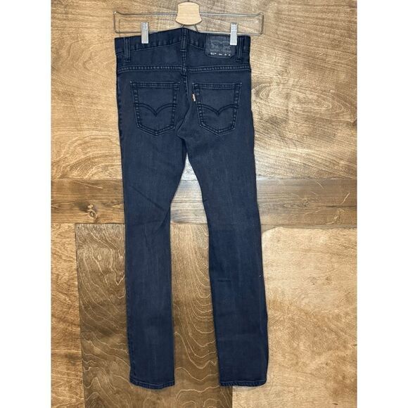 Levi Strauss Boys 511 10 Reg Straight Medium Wash Denim Stretch Adjustable Waist - Picture 2 of 4